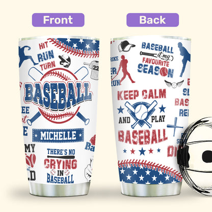 Swing For The Fences Baseball - Personalized Tumbler DSSSTTTN800T
