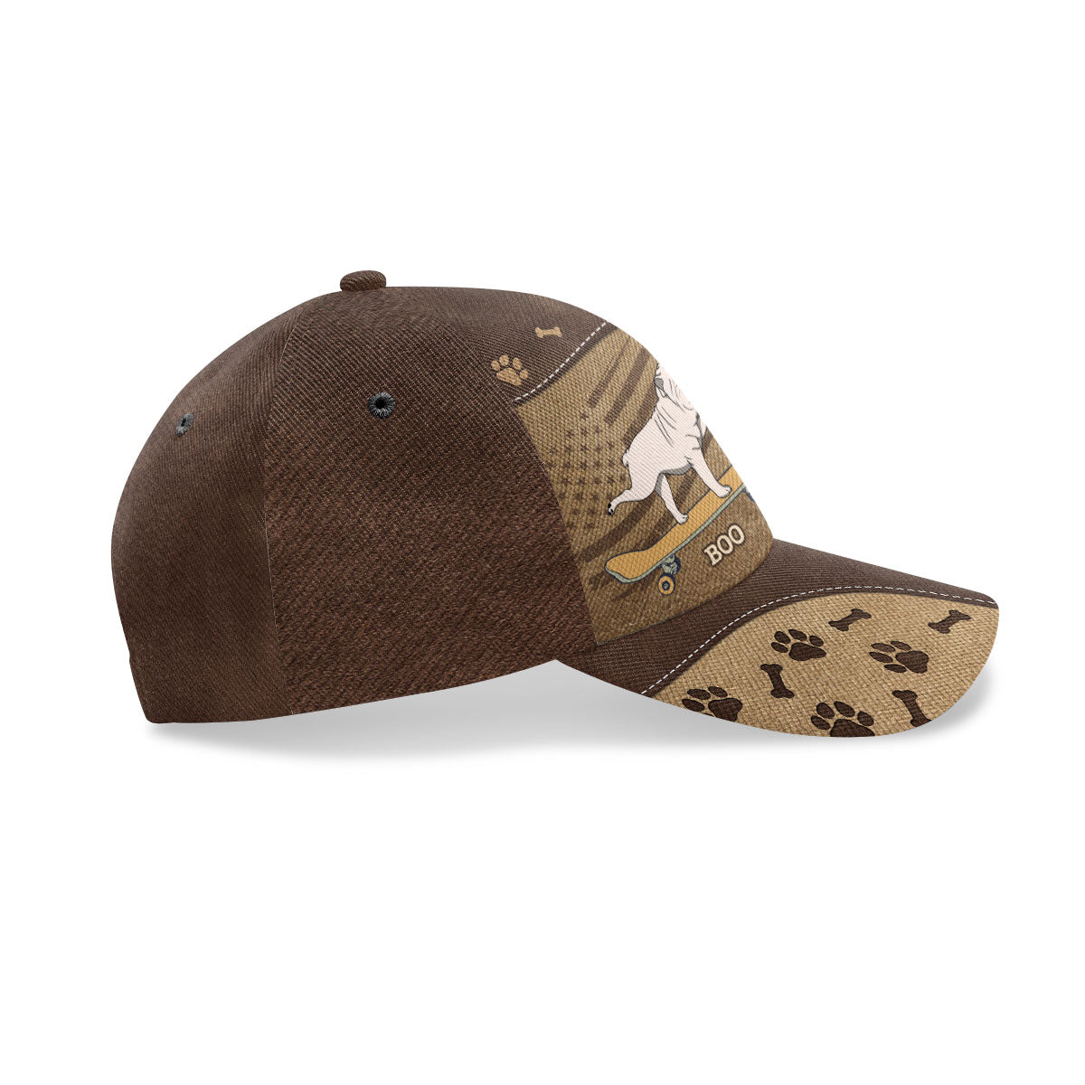 Fetch Me If You Can Brown Version - Personalized Classic Cap DS016A