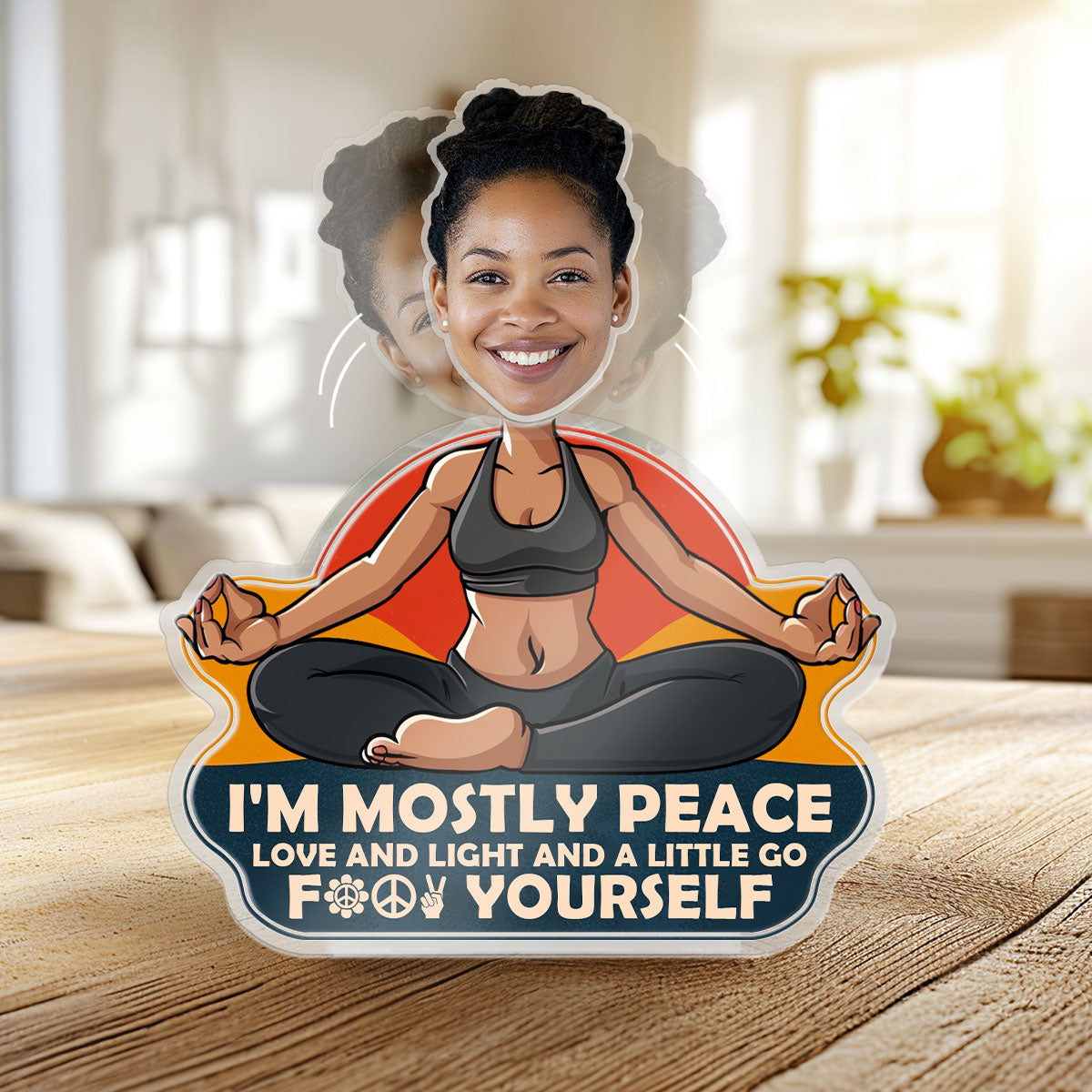 I'm Mostly Peace - Shaking Head Standee SHST04