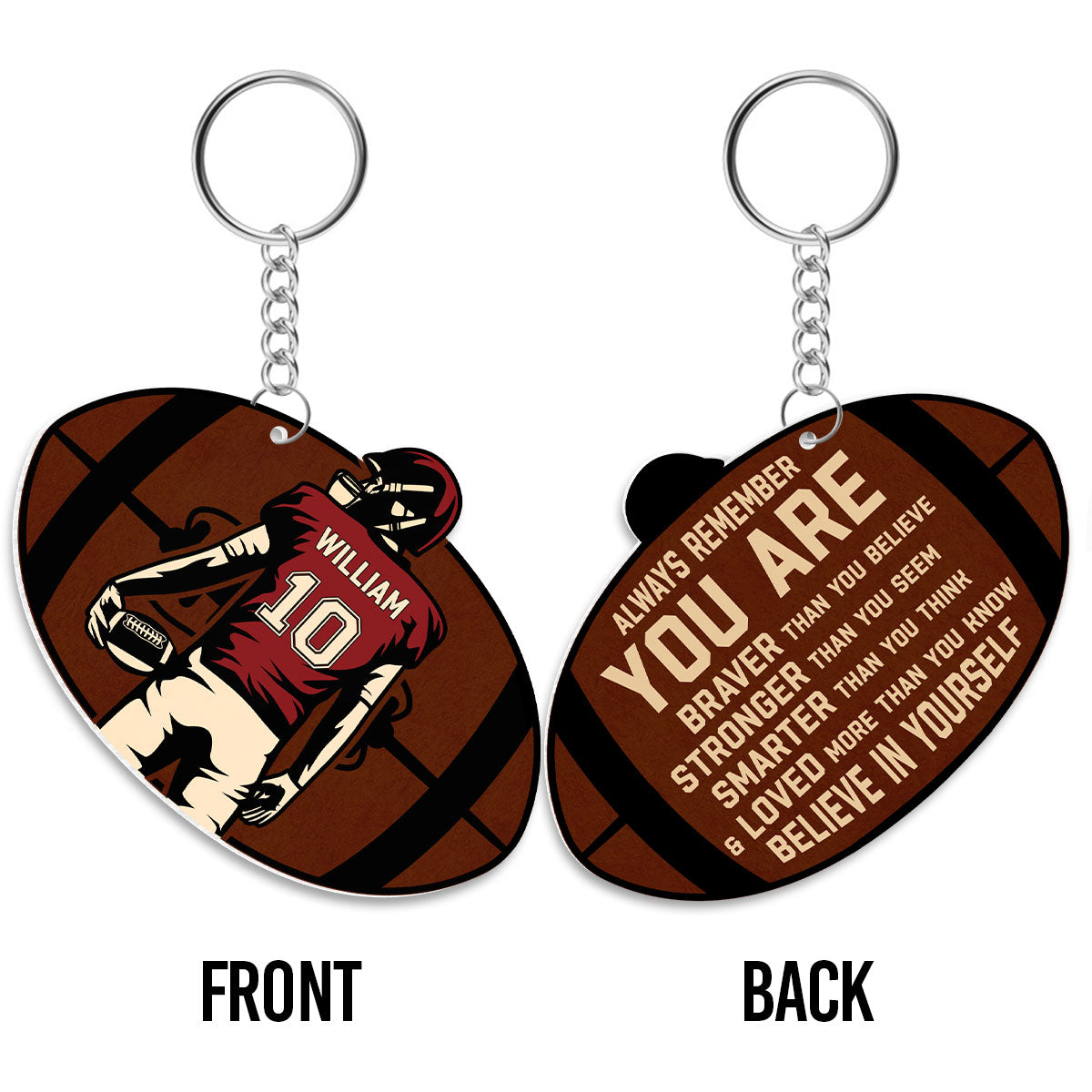Always Remember You Are - Personalized Acrylic Keychain DSAKTHN853TA
