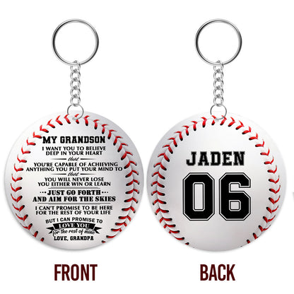 My Grandson -  Personalized Acrylic Keychain DSAKTHA812TA