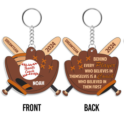 Thanks Coach -  Personalized Acrylic Keychain DSAKTHN824T