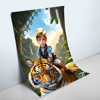 The Little Explorer - Personalized Poster DSPTDHA1307TA