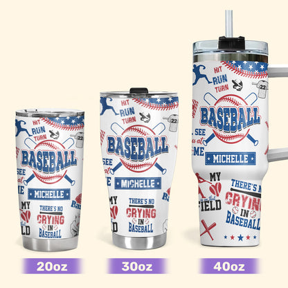 Swing For The Fences Baseball - Personalized Tumbler DSSSTTTN800T