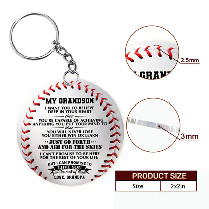 My Grandson -  Personalized Acrylic Keychain DSAKTHA812TA