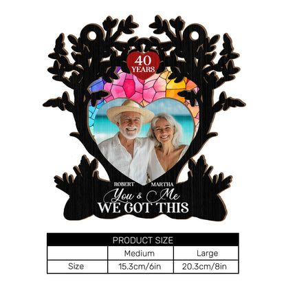 The Memories Will Last Forever - Personalized Window Hanging Suncatcher DSWHSCHLN2070TA