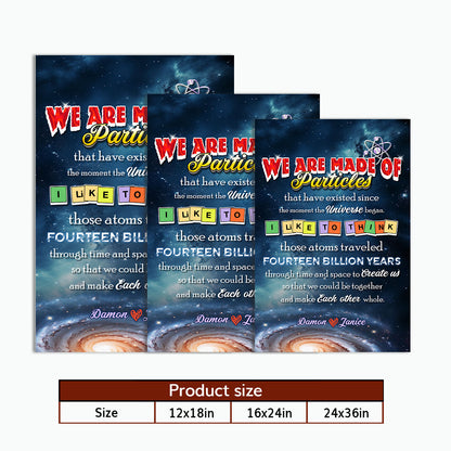 We Are Made Of Particles - Personalized Poster DSPTTHA976T