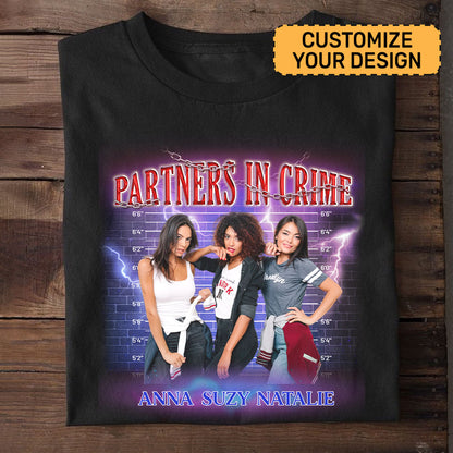 Partners In Crime - Personalized Unisex T-shirt DS2DTTHA901TA