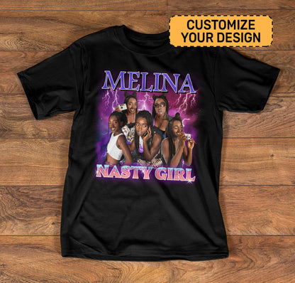 Nasty Girl - Personalized Unisex T-shirt DS2DTTHA897TA