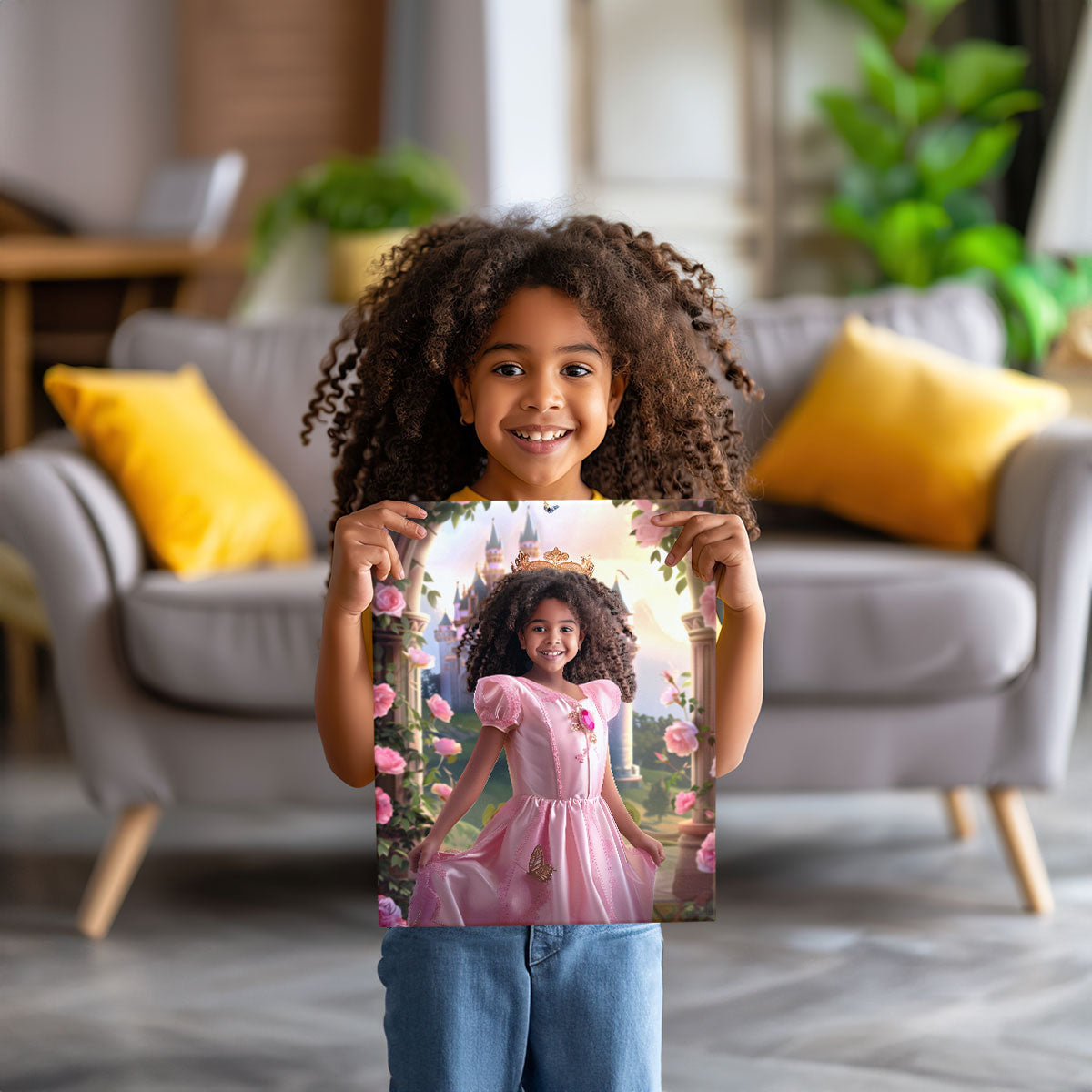 Pink Princess - Personalized Poster DSPTTHA919TA