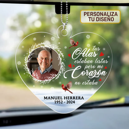 Siempre En Mi Corazón - Personalized Custom Car Ornament DSUPCHOHLPA1890TA