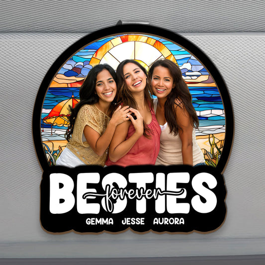 Besties Forever - Personalized Car Visor Clip DSCVCHLN2396M