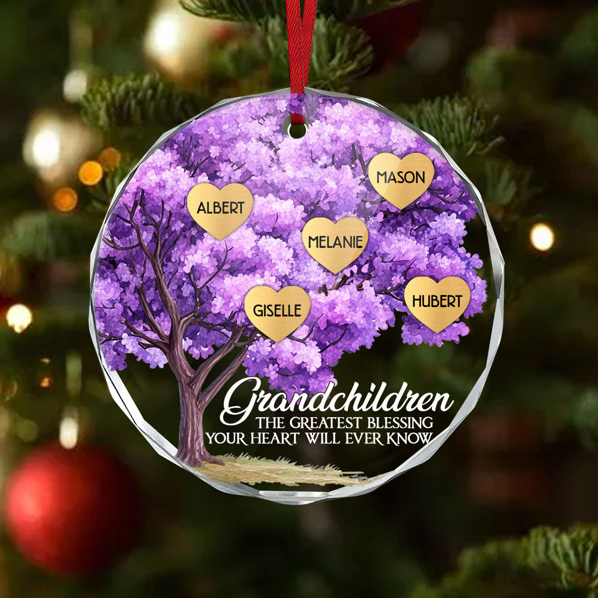 The Greatest Blessing - Personalized Custom Glass Ornament DSURGOPHLN2056TA