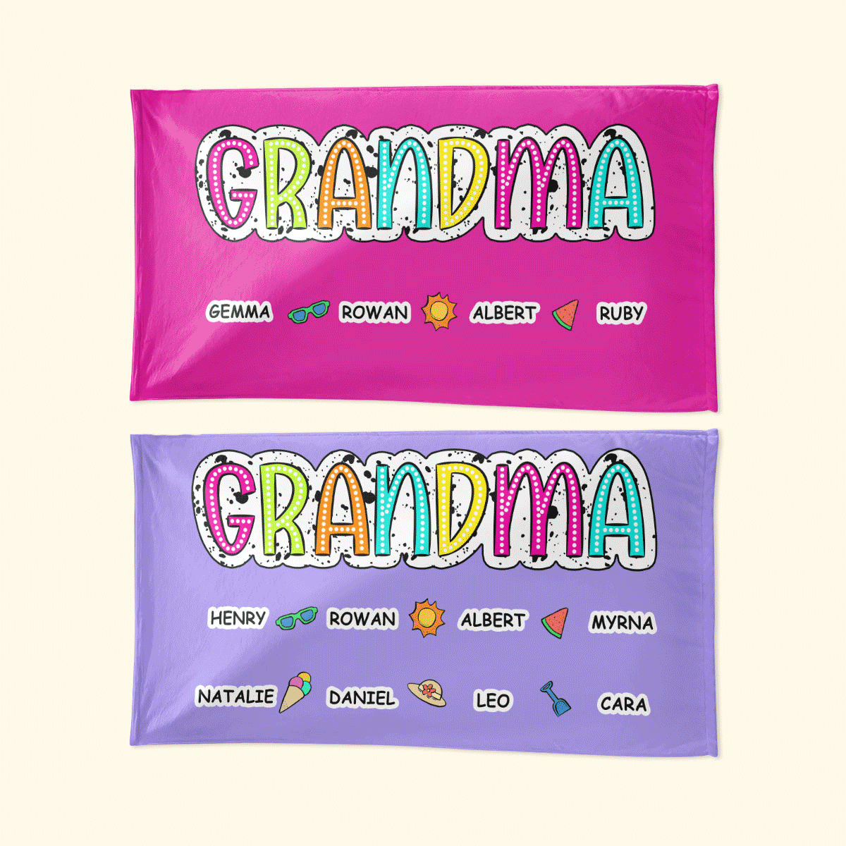 Grandma Sun - Personalized Beach Towel DSBTN45