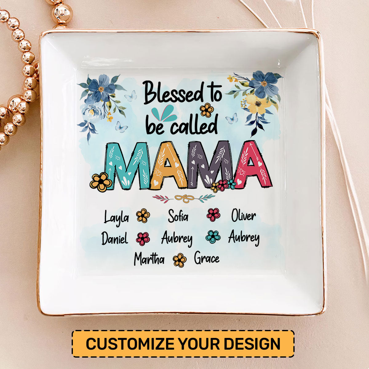 Blessed To Be Called Grandma | Personalized Jewelry Dish DSJDPH1832M