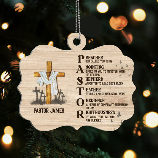 PASTOR - Personalized 1-Side Acrylic Ornament DSACOHLPA2386M