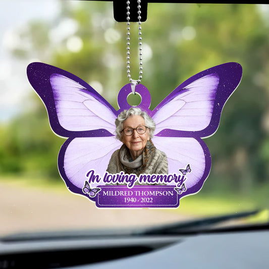 In Loving Memory - Personalized Custom Car Ornament DSUPCHOHLPA2122TA