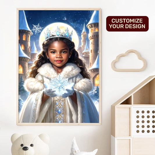 Snow Princess - Personalized Poster DSPTDHA1353M