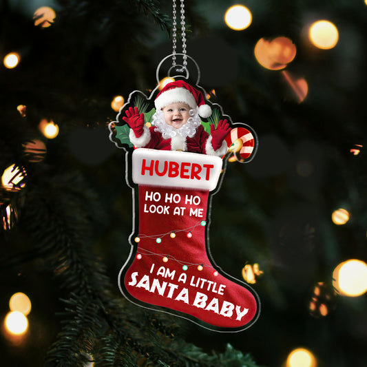 I Am A Little Santa Baby - Personalized 1-Side Acrylic Ornament DSACODN2285T