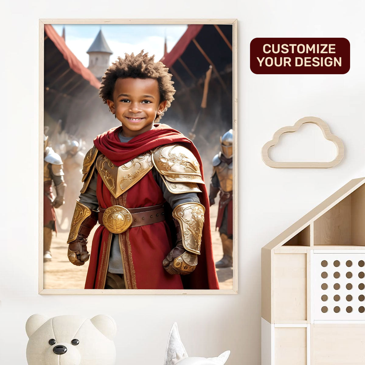 Brave Warrior - Personalized Poster DSPTDHA1440D