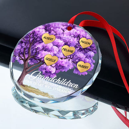 The Greatest Blessing - Personalized Custom Glass Ornament DSURGOPHLN2056TA