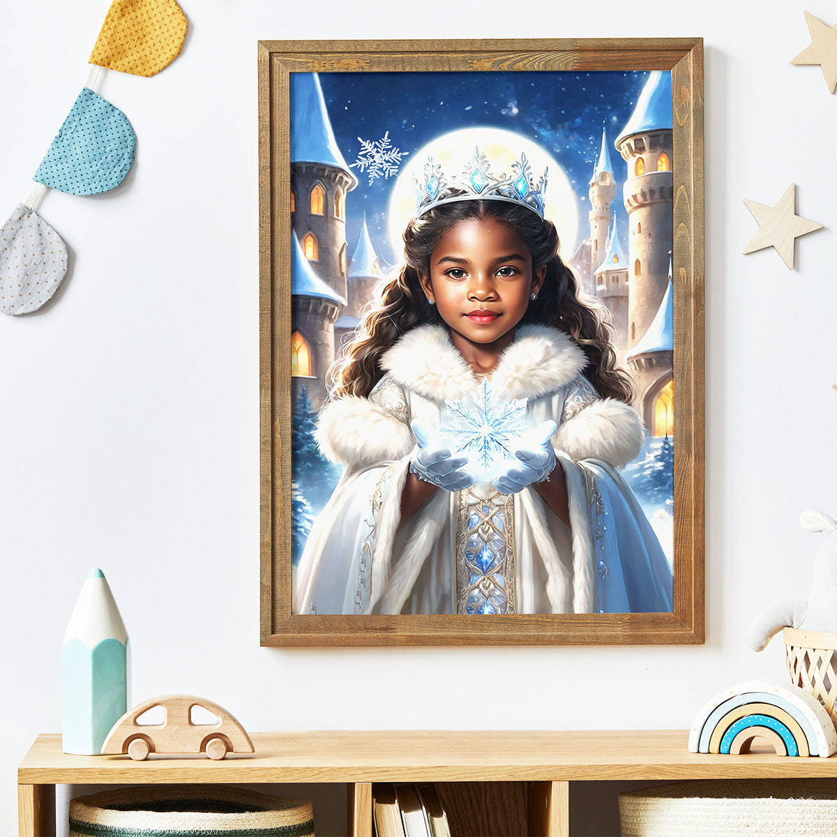 Snow Princess - Personalized Poster DSPTDHA1353M