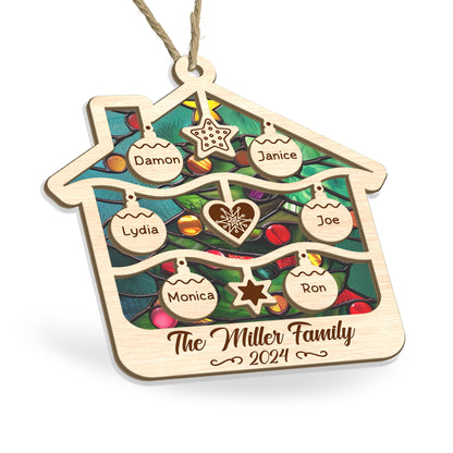 Our Family - Personalized Suncatcher Ornament DSSUNOTHA1027T