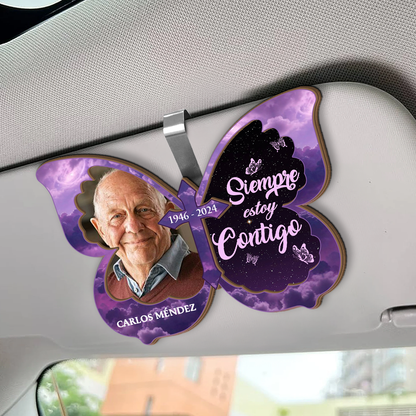 Siempre Estoy Contigo - Personalized Car Visor Clip DSCVCHLPA1982L