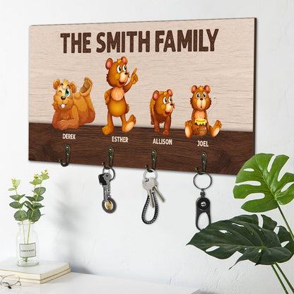 The Bear Family - Personalized Key Holder DSUWKHCSDN1957L