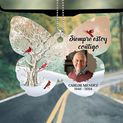 Yo Siempre Estoy Contigo - Personalized Custom Car Ornament DSUPCHOHLN1894L