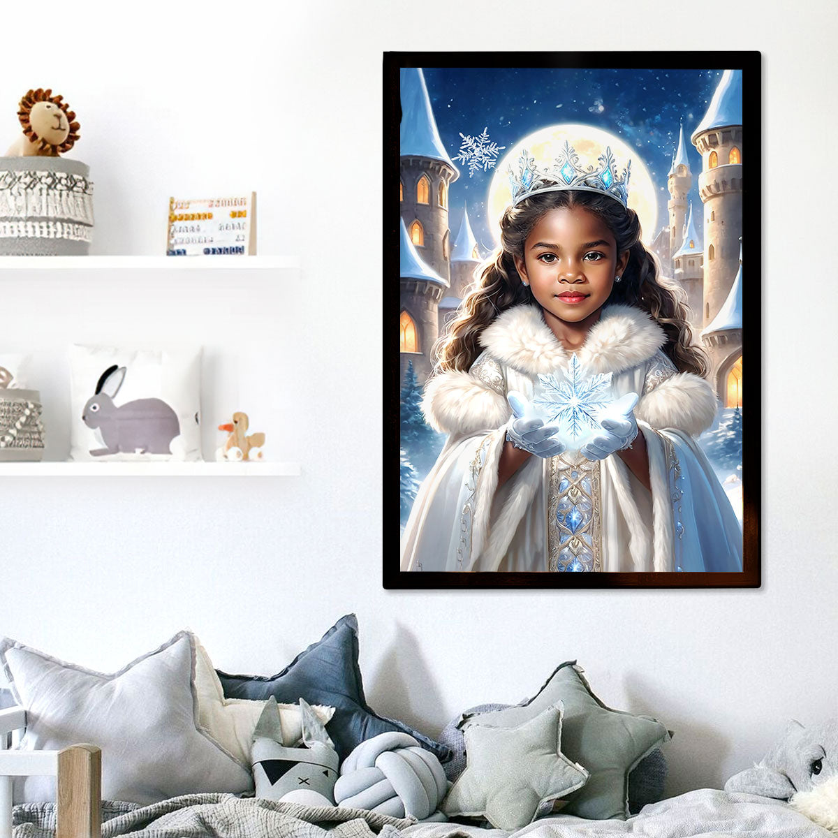 Snow Princess - Personalized Poster DSPTDHA1353M