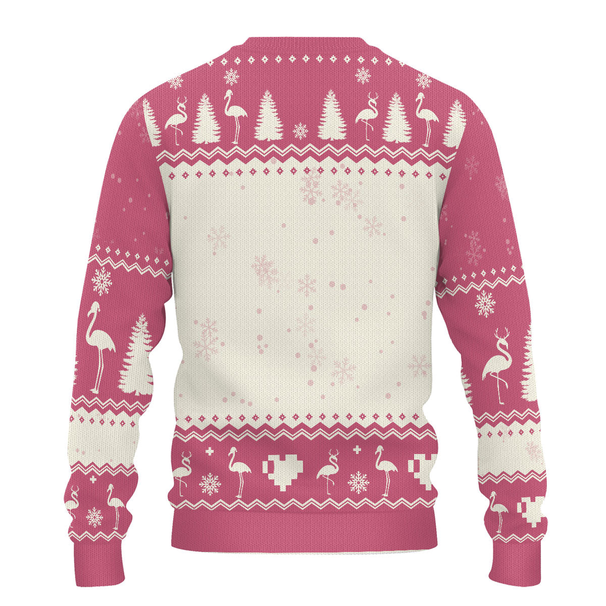 We Are Dreaming Of A Pink Christmas - Personalized Wool Sweater DSWSWHLN2366M