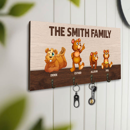 The Bear Family - Personalized Key Holder DSUWKHCSDN1957L