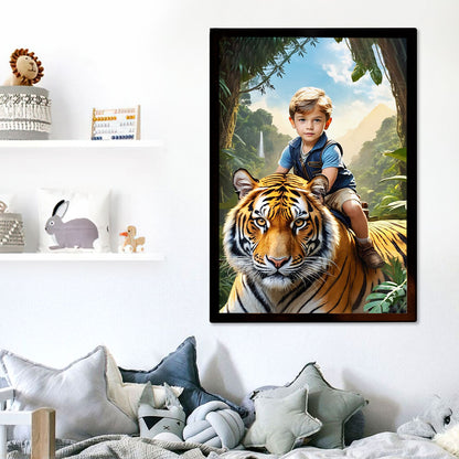 The Little Explorer - Personalized Poster DSPTDHA1307TA