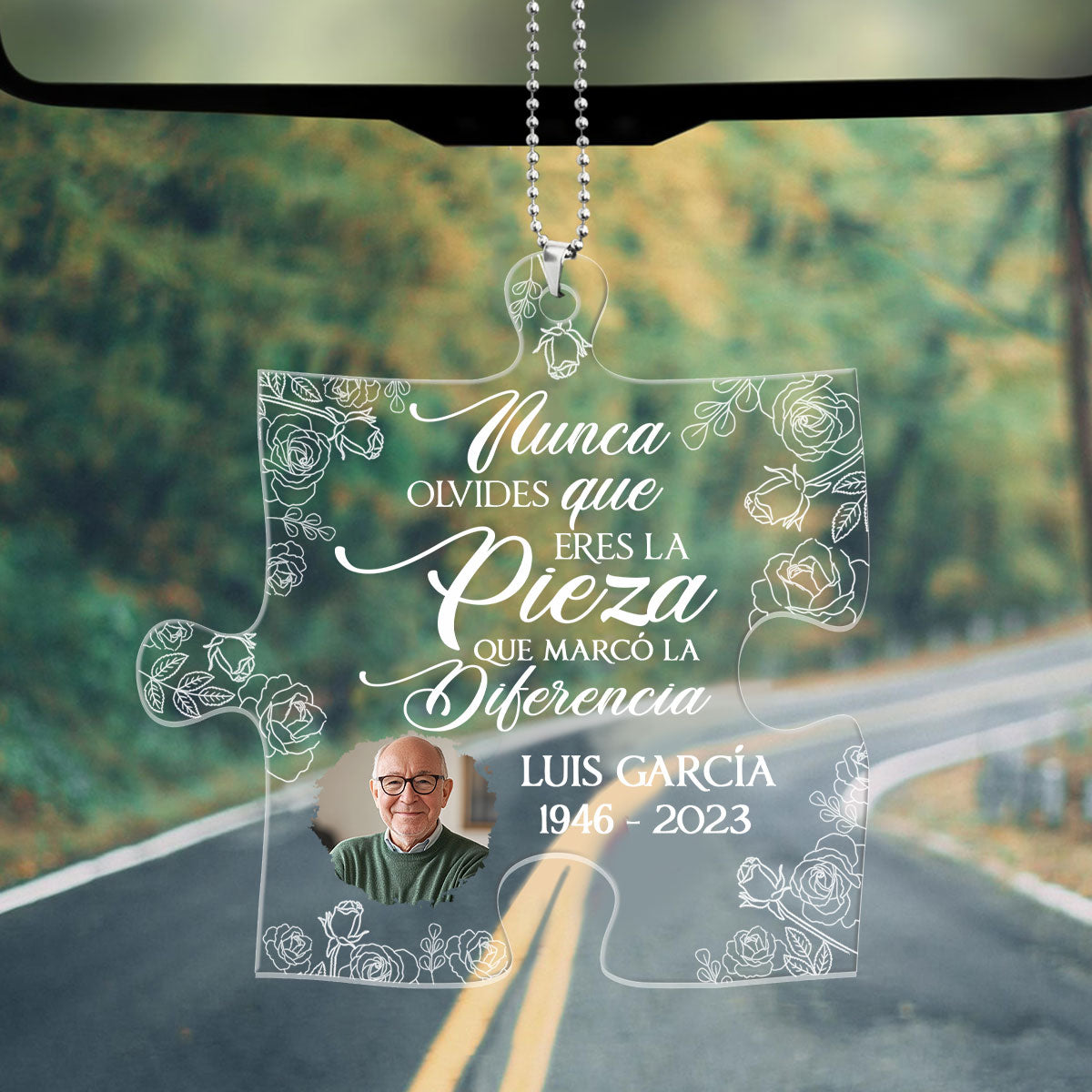 Nunca Olvides Que Eres La Pieza Que Marcó La Diferencia - Personalized Custom Car Ornament DSUPCHOHLN2096L