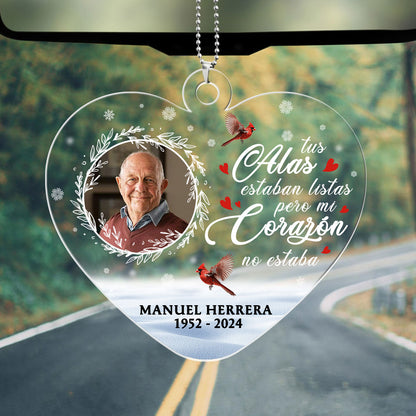 Siempre En Mi Corazón - Personalized Custom Car Ornament DSUPCHOHLPA1890TA