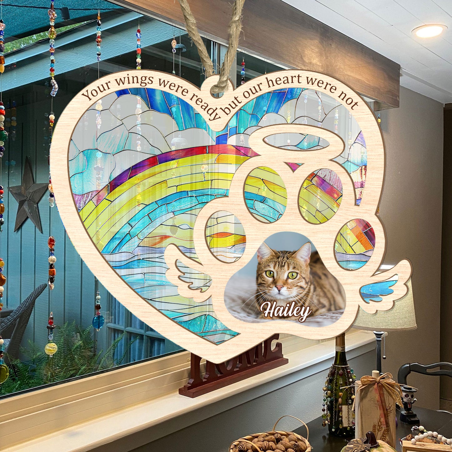 If Love Could Save You, You Would Have Lived Forever - Personalized Suncatcher Ornament DSSUNOPHA1065M