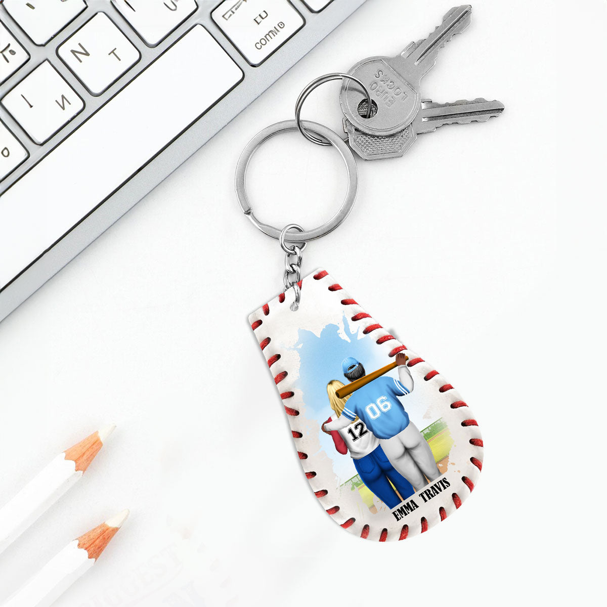 I'll Always Be Your Biggest Fan -  Personalized Acrylic Keychain DSAKTHA820D