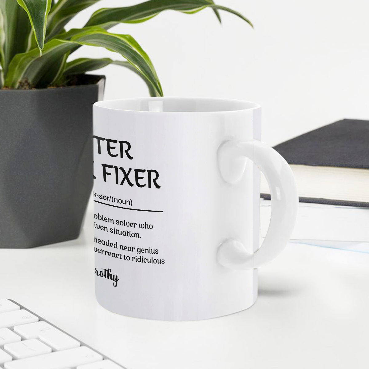 Funny Mug - Cluster F*Ck Fixer Problem Solver - Fun Gift For Coworkers - Personalized Mug