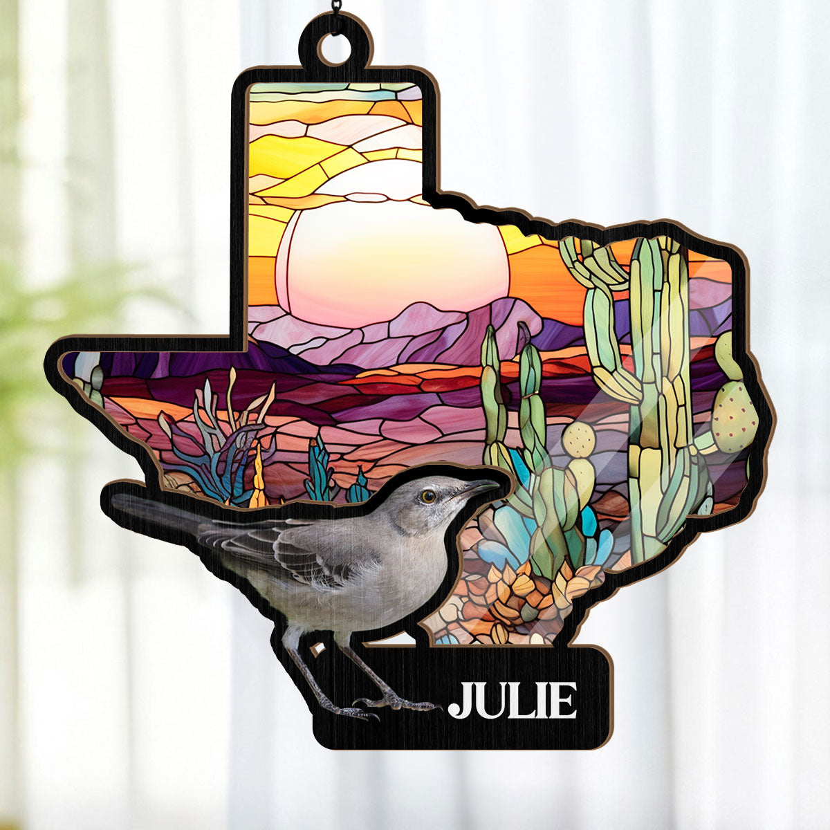 US State - Personalized Suncatcher Ornament DSSUNOHLPA2580M