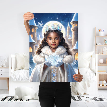 Snow Princess - Personalized Poster DSPTDHA1353M