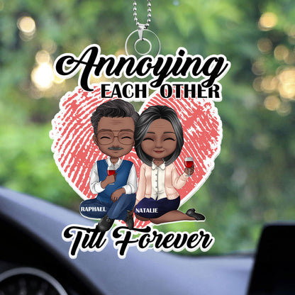 Annoying Each Other Till Forever - Personalized Custom Car Ornament DSUPCHODN1531D