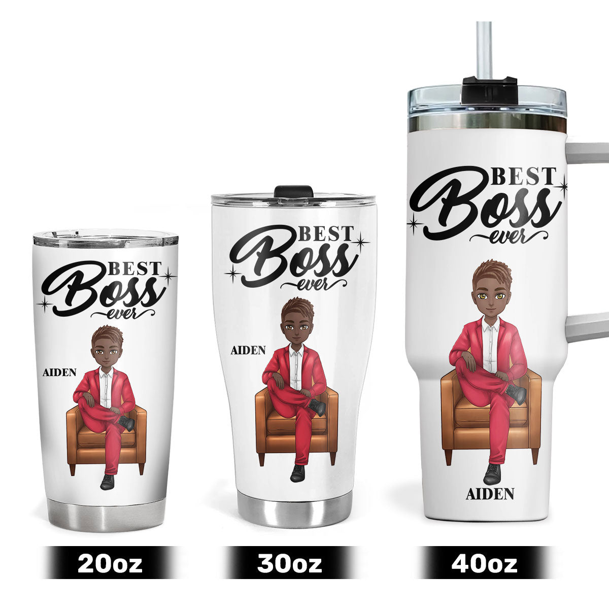 Best Boss Ever - Personalized Tumbler DSSSTDHA1537D