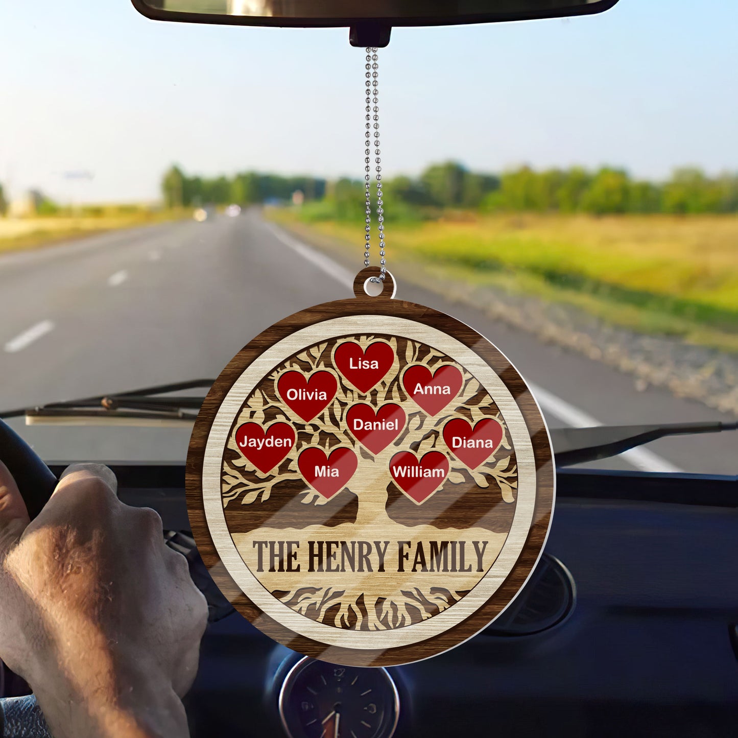 Family Tree - Personalized Suncatcher Ornament DSACOTTN1038TA