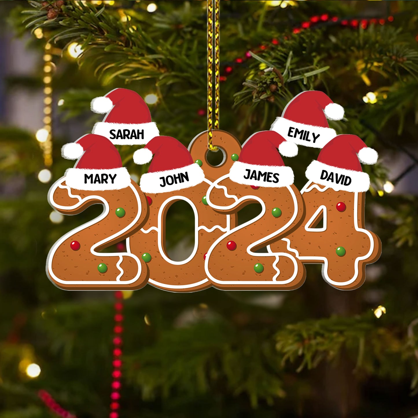 Family Makes Christmas Special - Personalized 1-Side Acrylic Ornament DSACOHLPA2393T