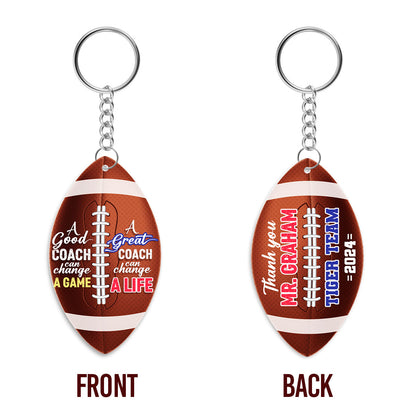 Football Keychain - Personalized Acrylic Keychain DSAKTHA862L