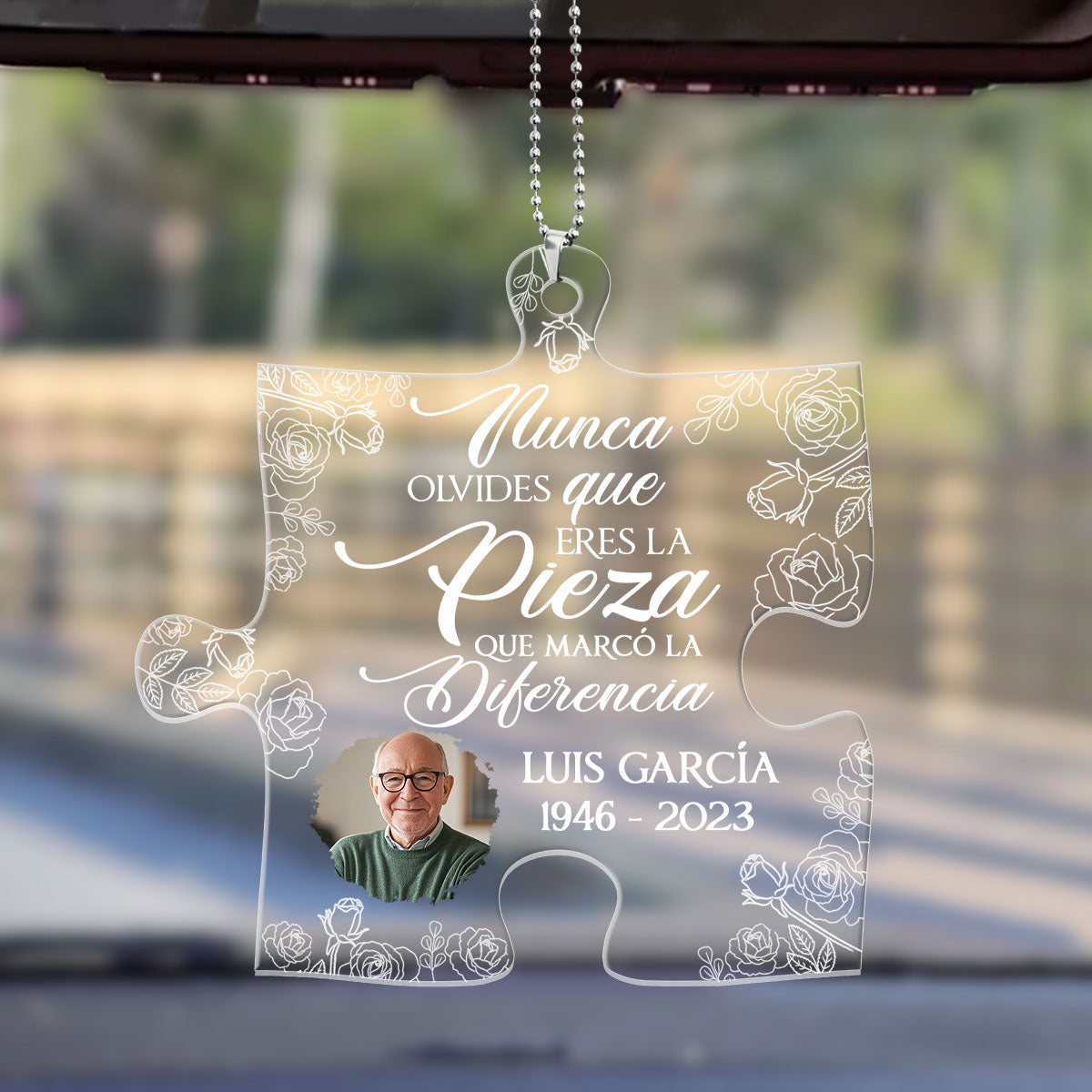 Nunca Olvides Que Eres La Pieza Que Marcó La Diferencia - Personalized Custom Car Ornament DSUPCHOHLN2096L