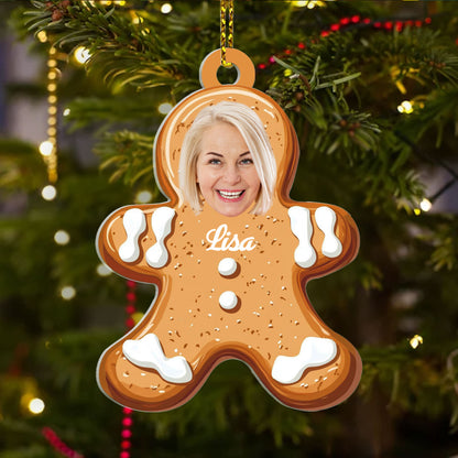 Gingerbread - Personalized 1-Side Acrylic Ornament DSACOHLPA2123L