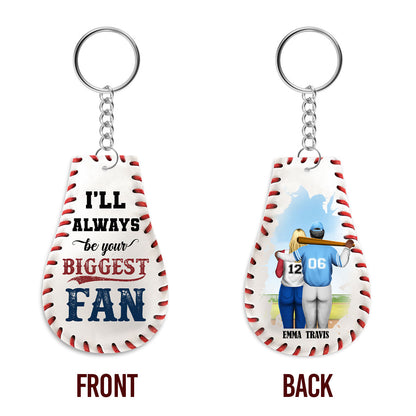 I'll Always Be Your Biggest Fan -  Personalized Acrylic Keychain DSAKTHA820D