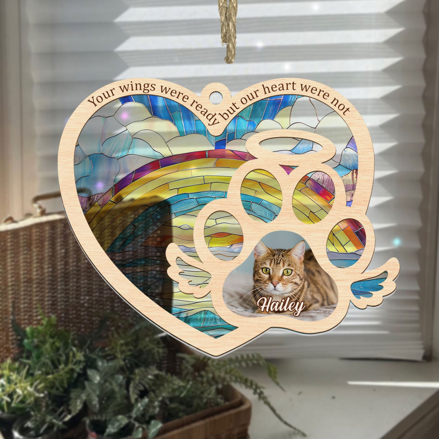 If Love Could Save You, You Would Have Lived Forever - Personalized Suncatcher Ornament DSSUNOPHA1065M